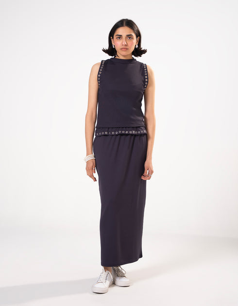 MIDI STRAIGHT SKIRT